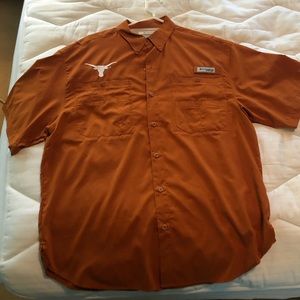 Men’s short sleeve university of Texas PFG
